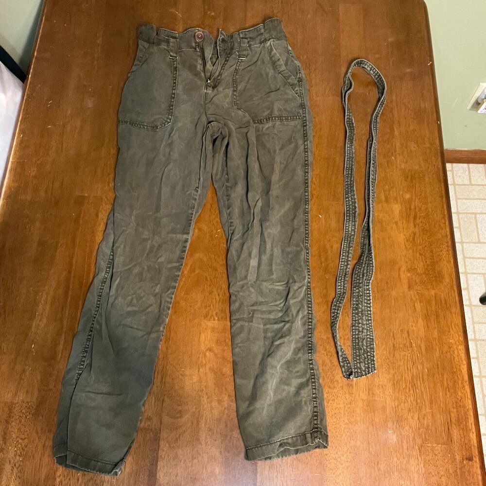 American Eagle | Olive | Soft Stretch Utility Pan… - image 1